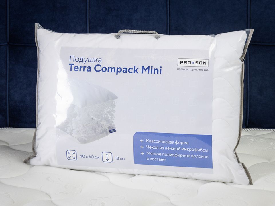 картинка Подушка PROxSON Terra Compack mini от магазина Одежда+